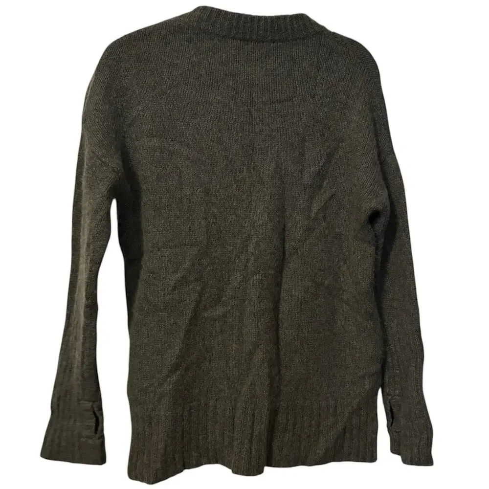 Zadig & Voltaire Green 100% Cashmere Malta Knit Sweater Size XS - Picture 7 of 9